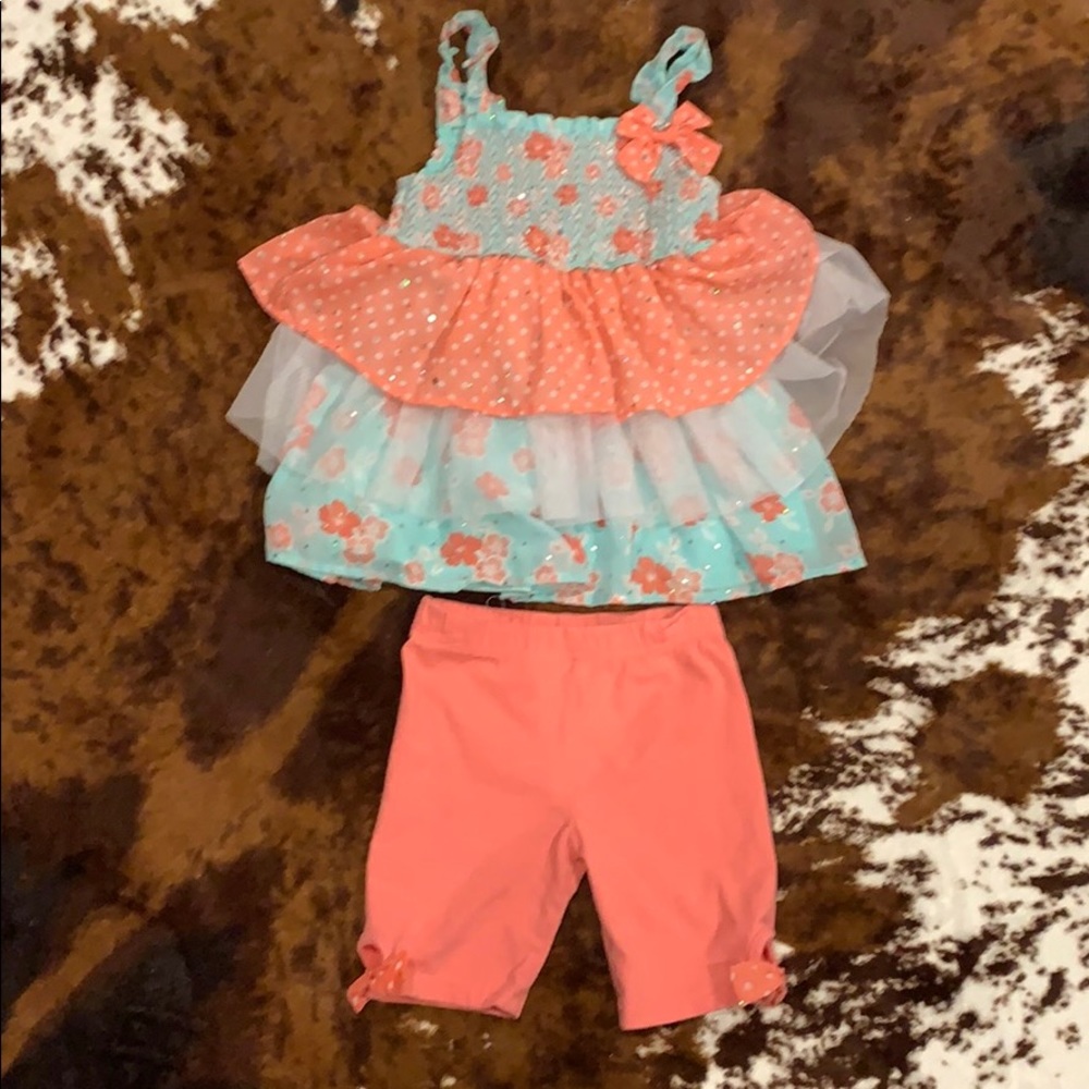 Girls boutique style summer outfit